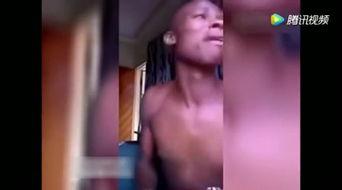 非洲男吃雪糕视频,挑战极限引网友热议