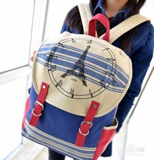 书包带怎么穿视频,如何根据书包带制作时尚穿搭视频教程